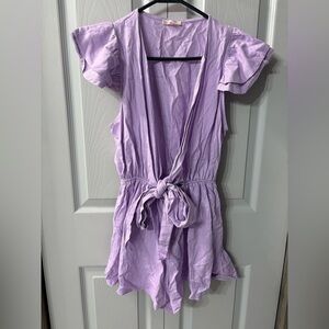 Luxxel Lilac Shorts Romper women’s M
